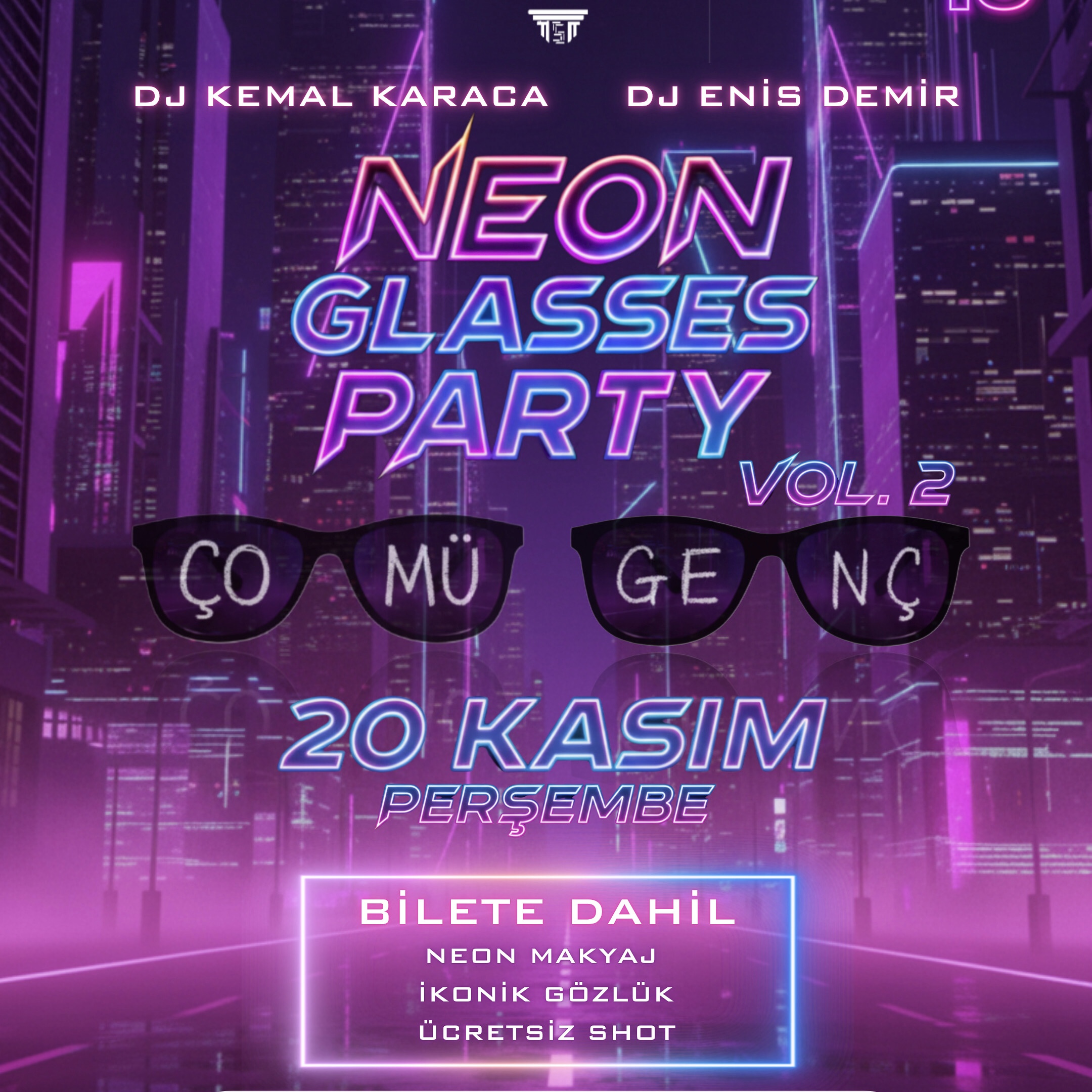 Neon Glasses Party V2