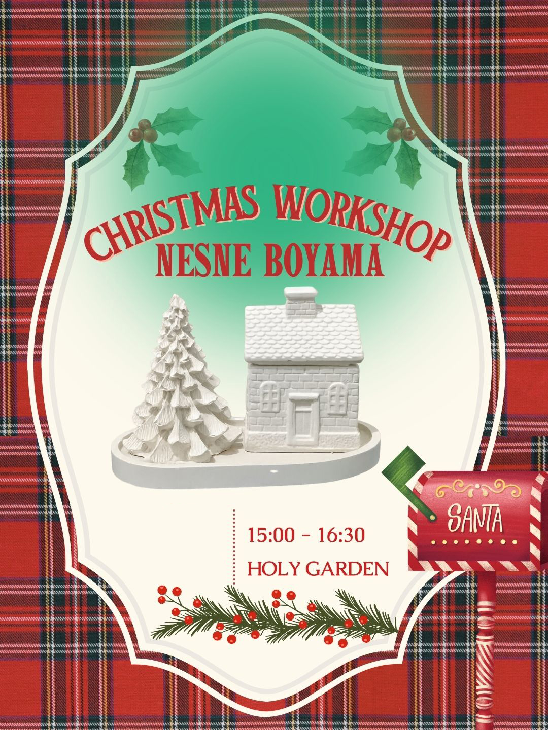 NESNE BOYAMA WORKSHOP (CHRISTMAS SPECIAL)