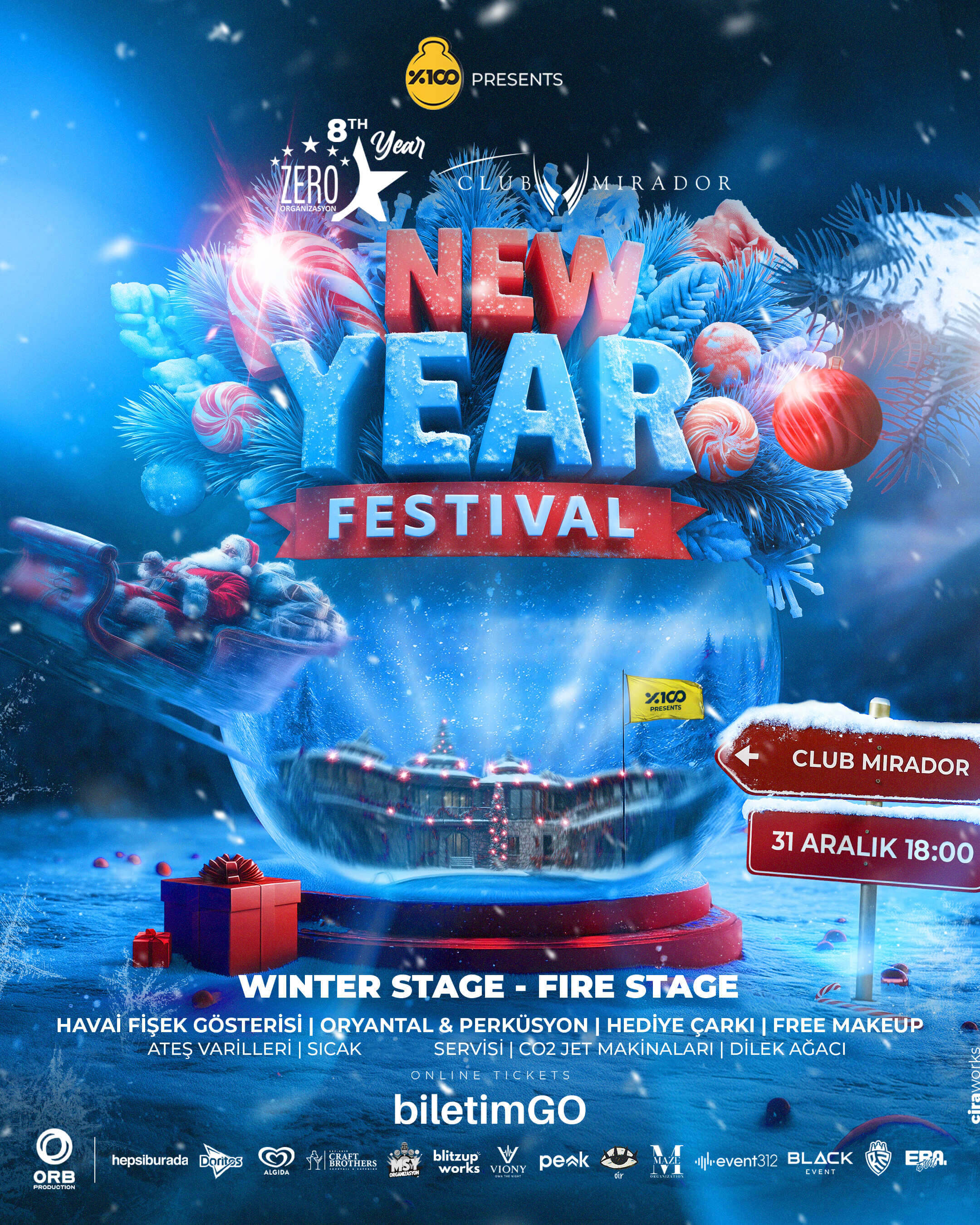 New Year Festival - Club Mirador