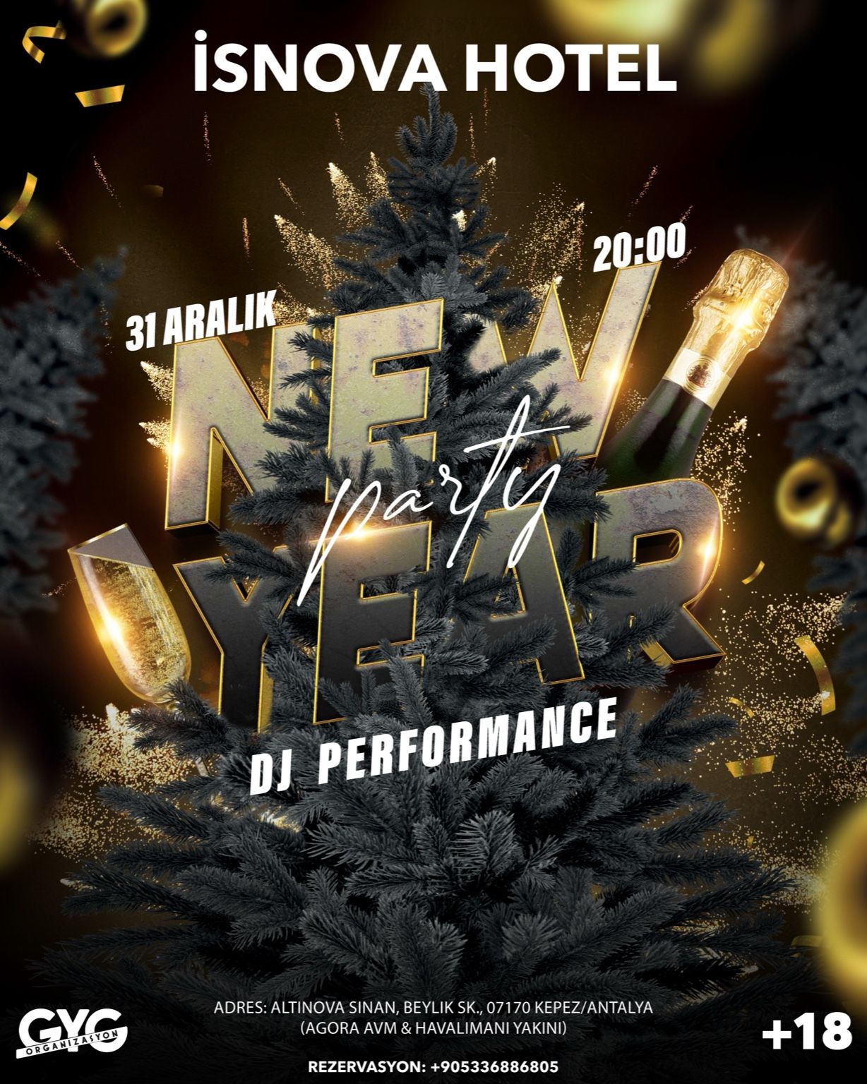 New Year Party - İsnova Hotel