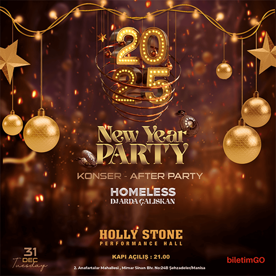 New Year PARTY @HollyStoneMANİSA