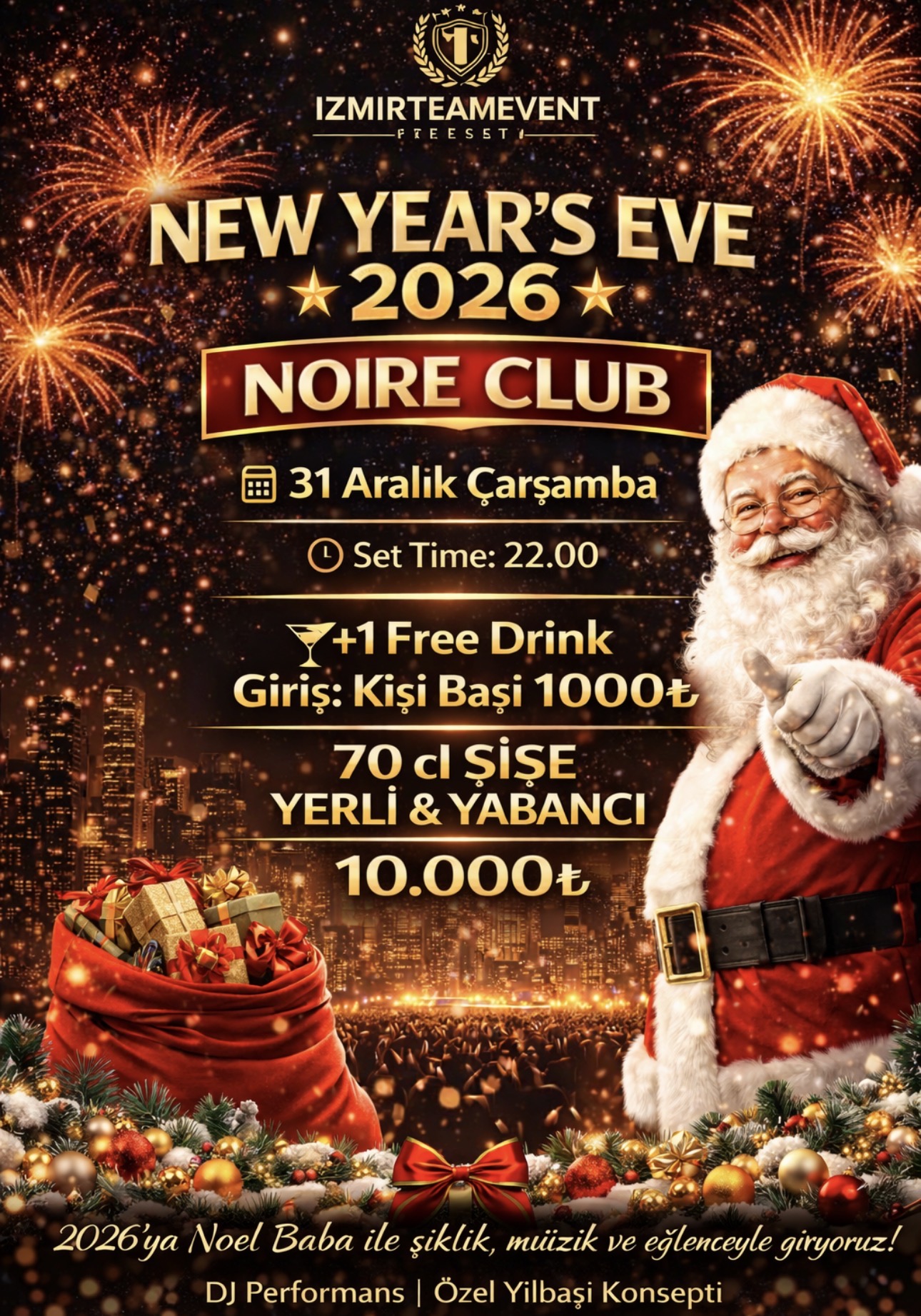 NEW YEAR PARTY - NOİRE İZMİR