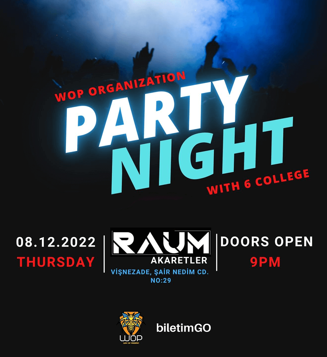 Night Party With 6 Colleges