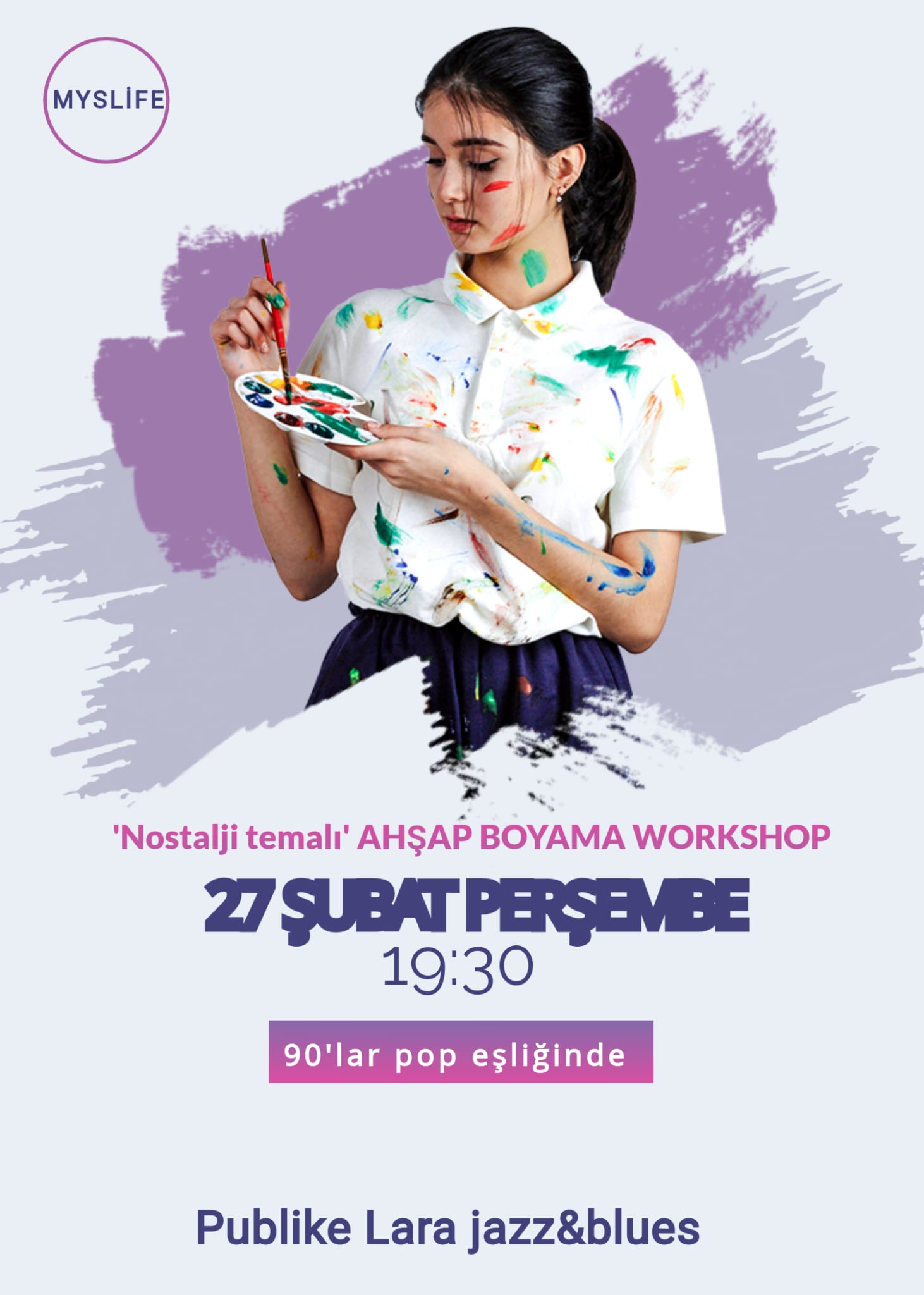 'Nostalji Temalı' Ahşap Boyama Workshop