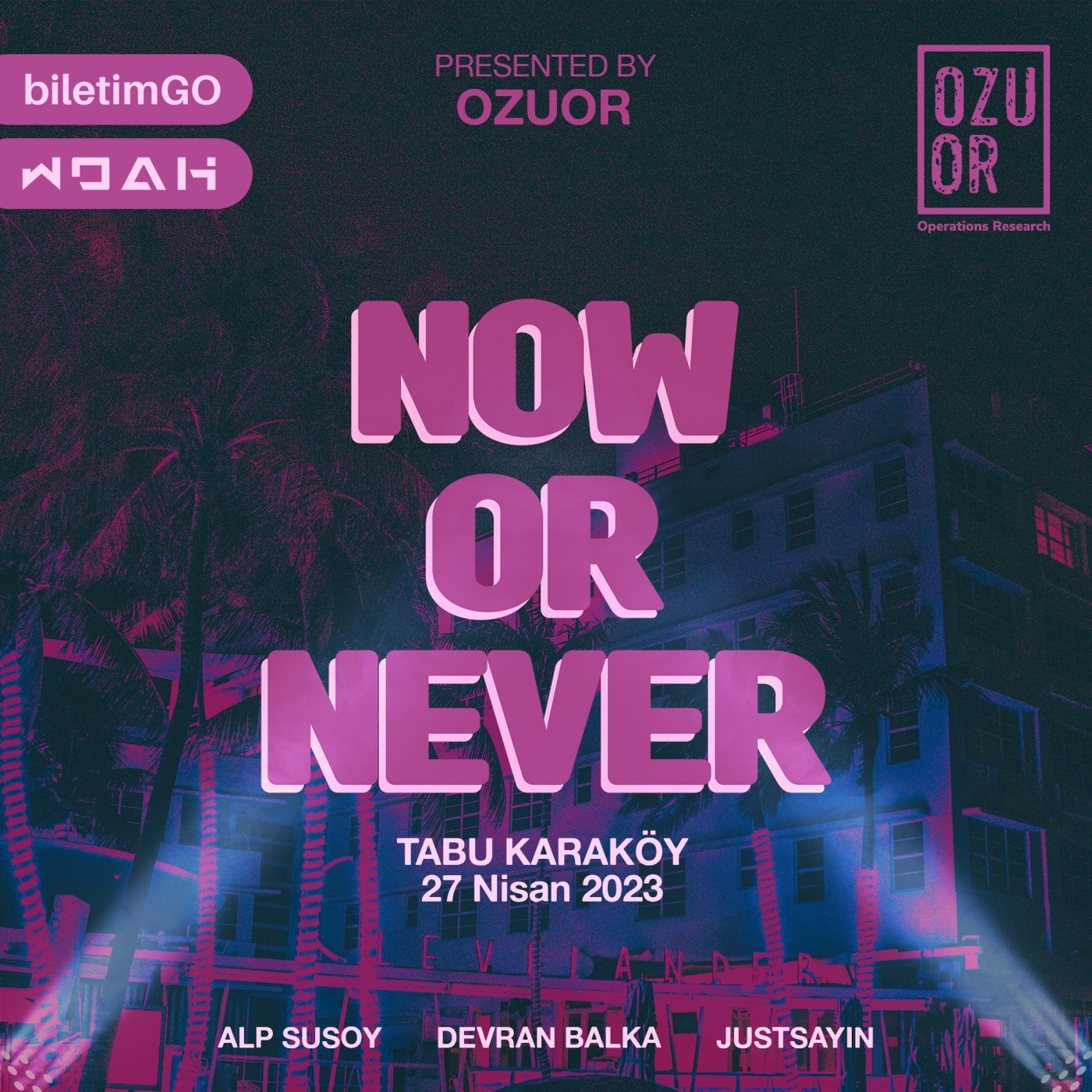 NOW OR NEVER