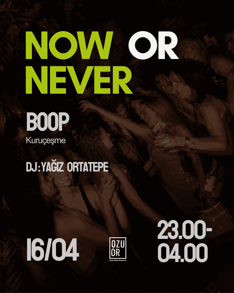 NOW OR NEVER