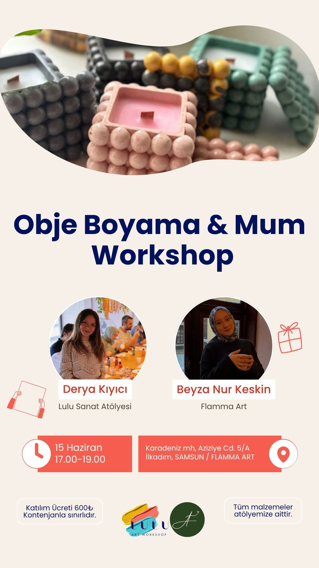 Obje Boyama & Mum Workshop