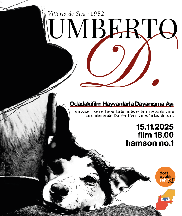 Odadakifilm Hayvanlarla Dayanışma Gösterimi: Umberto D. (1952)