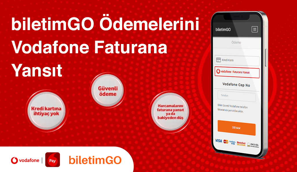 Ödemelerini Vodafone Faturana Yansıt