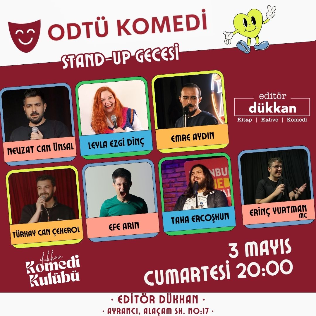 ODTÜ Komedi Topluluğu Stand-up Gecesi