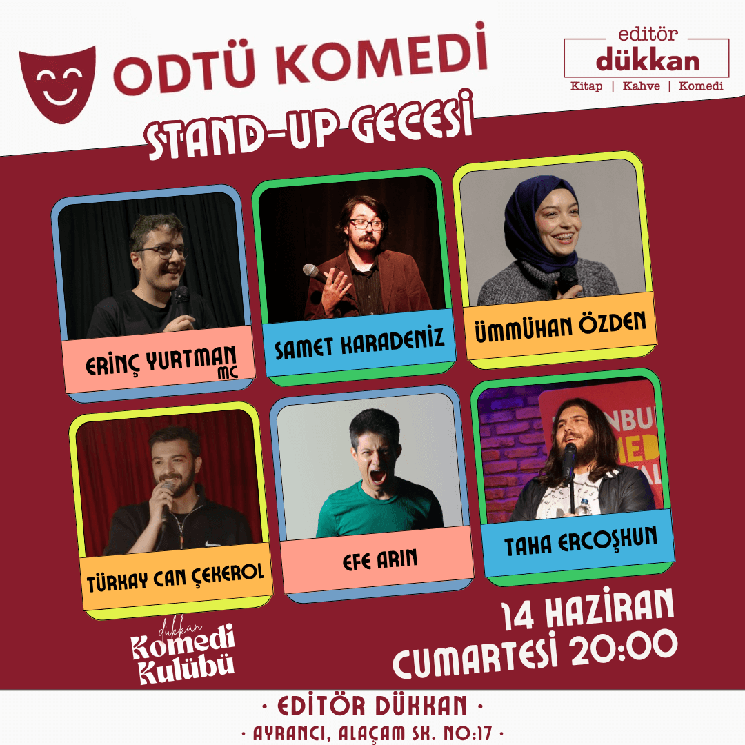 ODTÜ Komedi Topluluğu Stand-up Gecesi