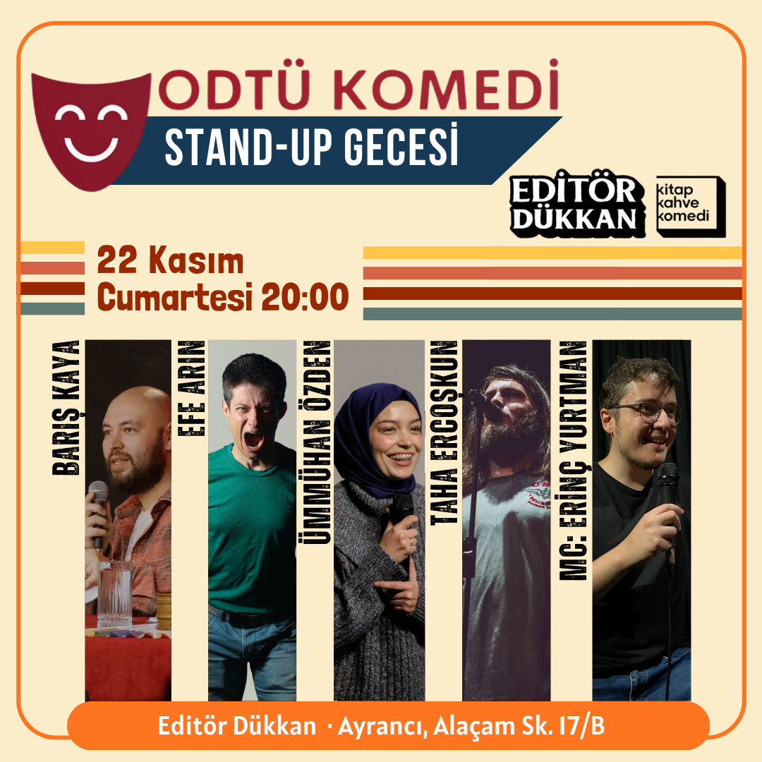 ODTÜ Komedi Topluluğu Stand-up Gecesi