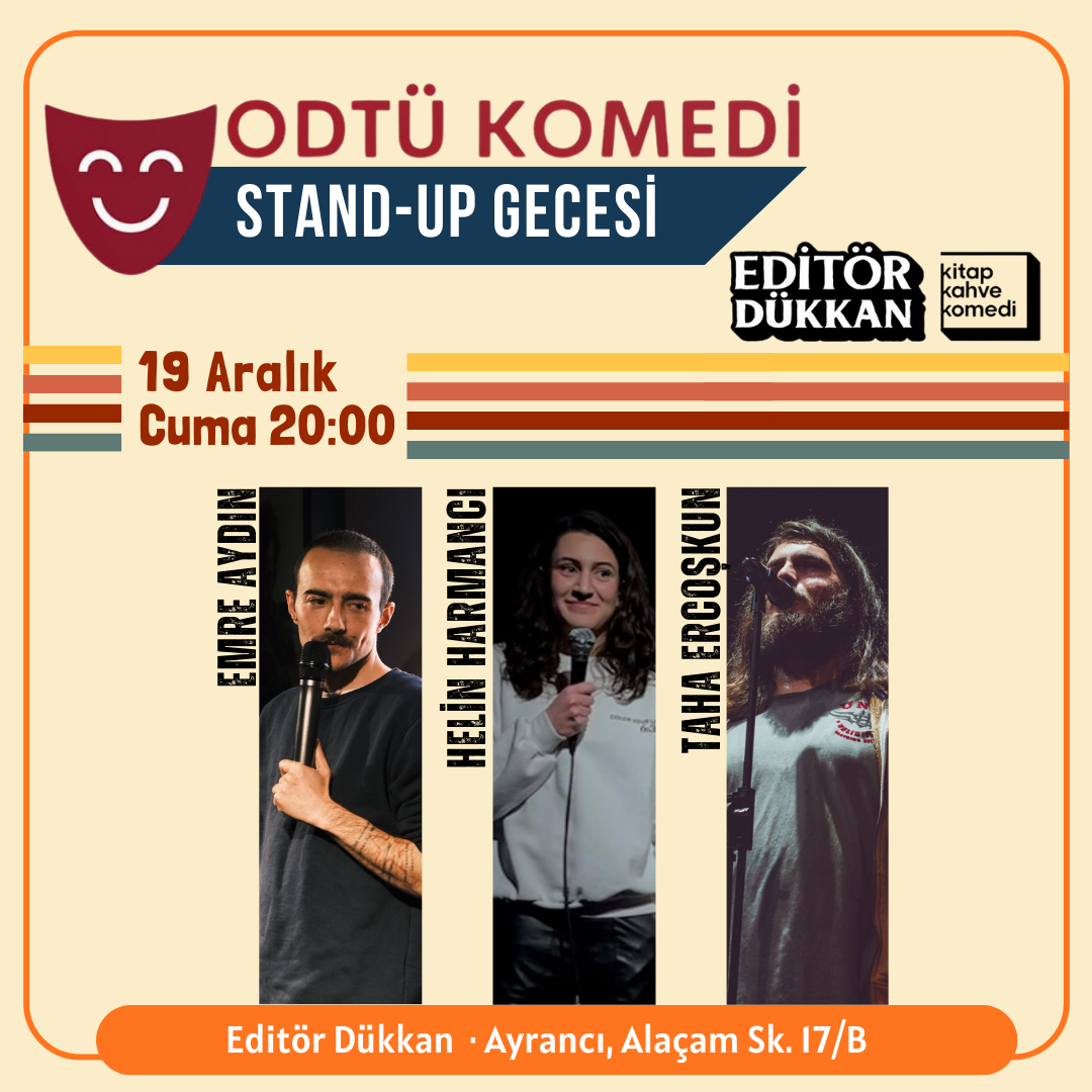 ODTÜ Komedi Topluluğu Stand-up Gecesi
