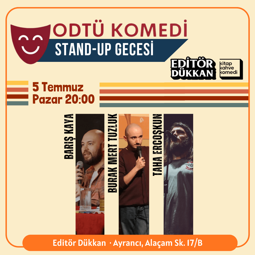 ODTÜ Komedi Topluluğu Stand-up Gecesi