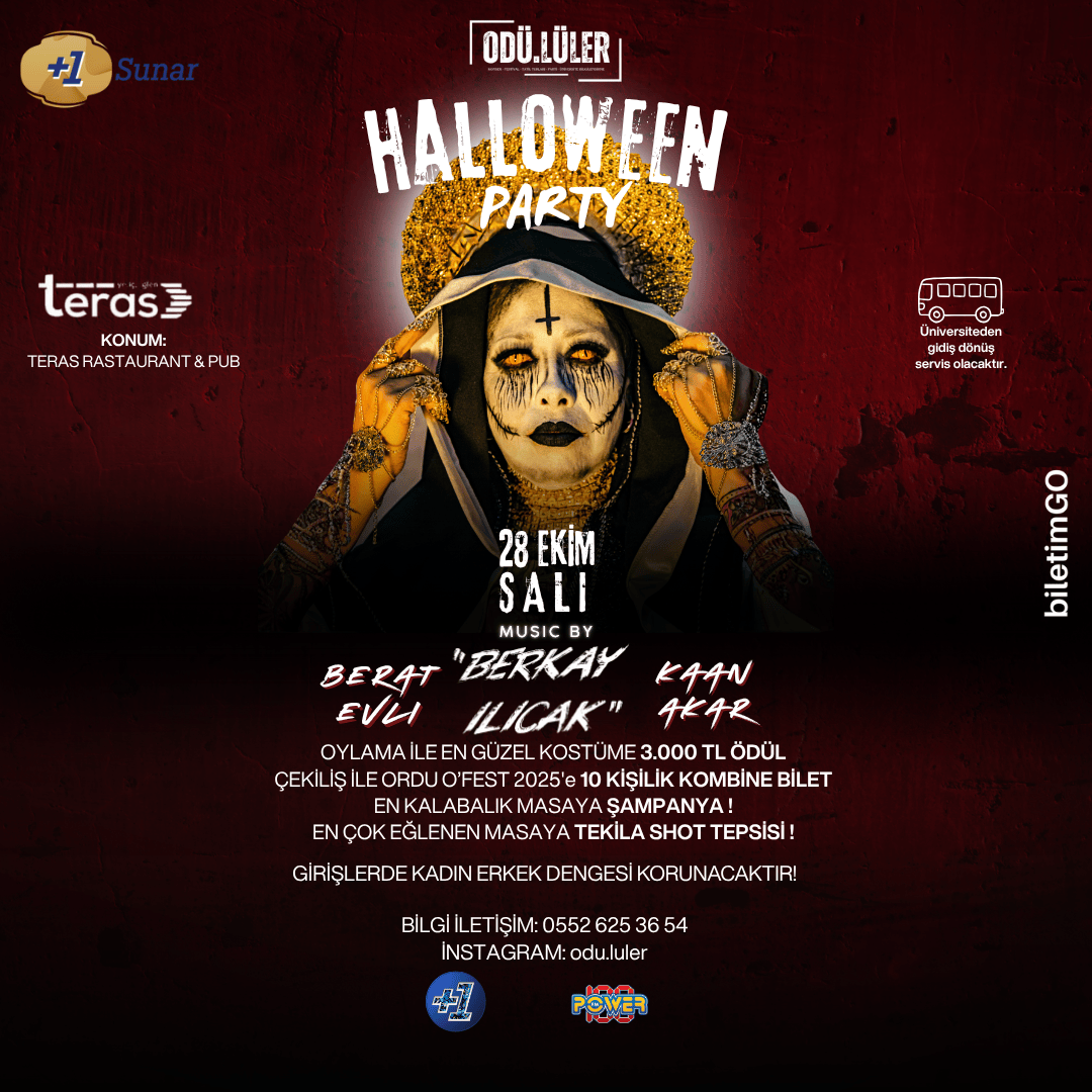 ODÜ HALLOWEEN PARTY