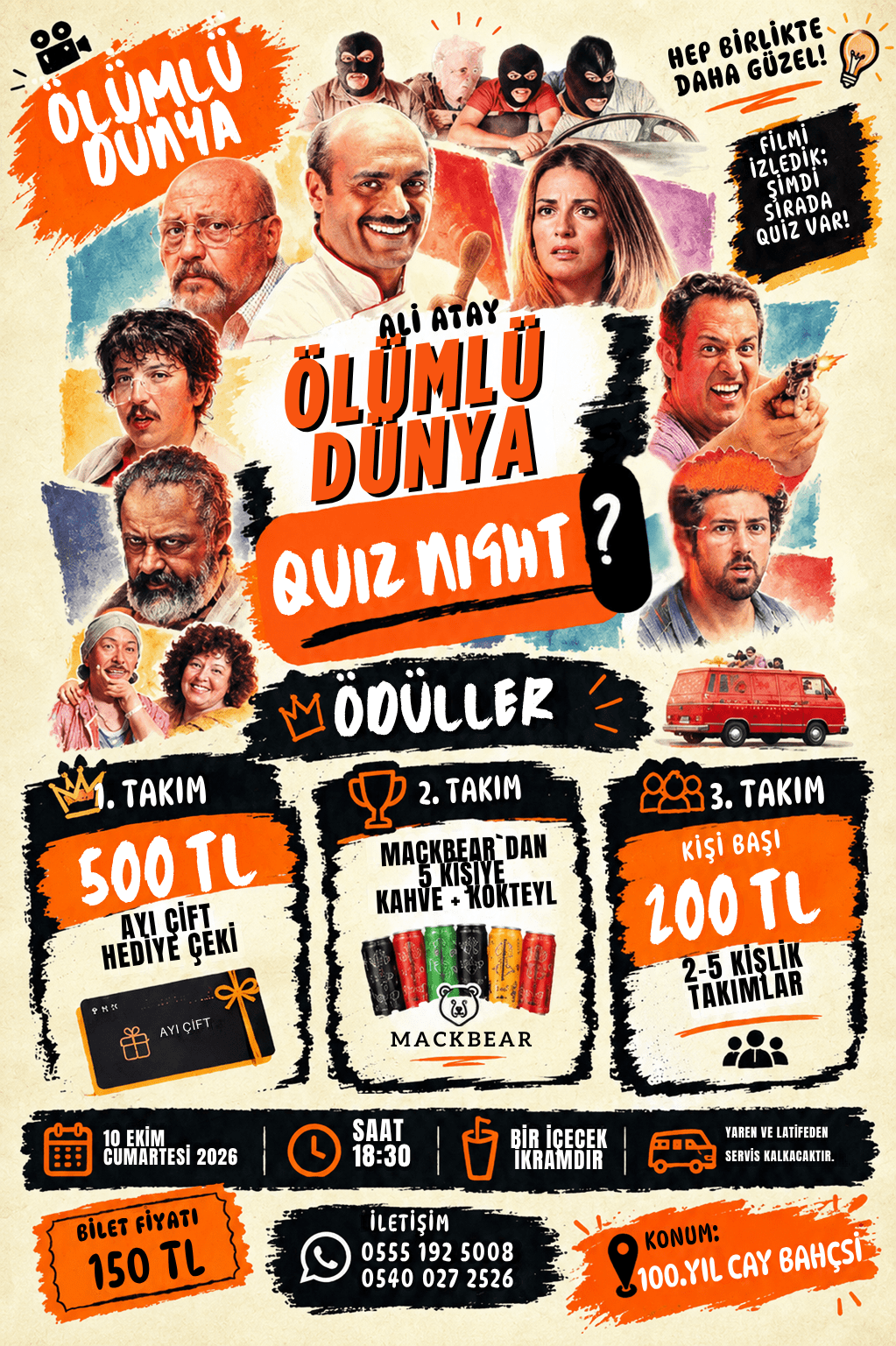 ÖLÜMLÜ DÜNYA QUIZ NIGHT