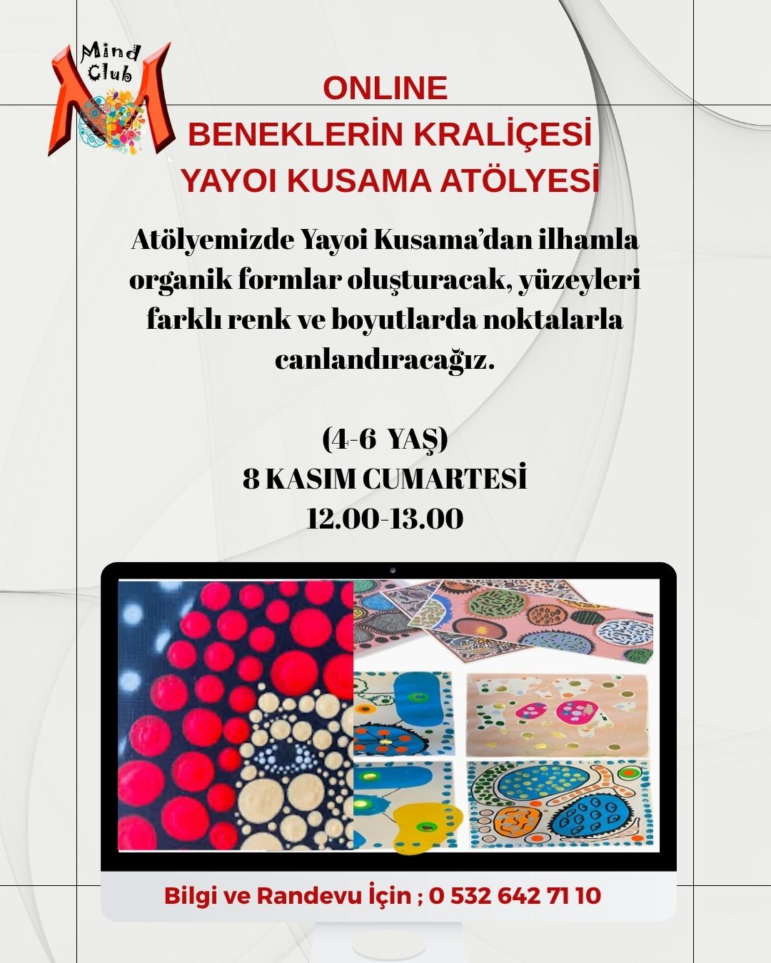 ONLINE BENEKLERİN KRALİÇESİ YAYOI KUSAMA ATÖLYESİ