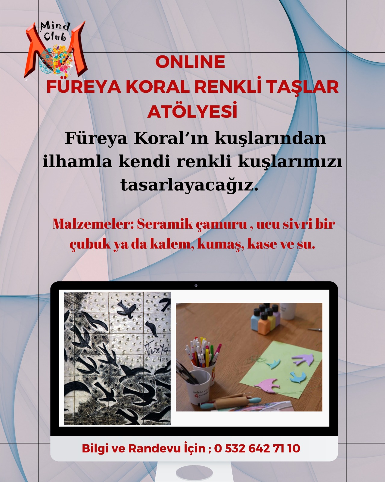 Online Füreya Koral Renkli Taşlar Atölyesi (7-12 Yaş)