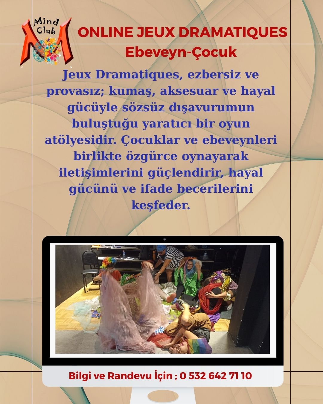 Online Jeux Dramatiques Atölyesi (4-6 Yaş)