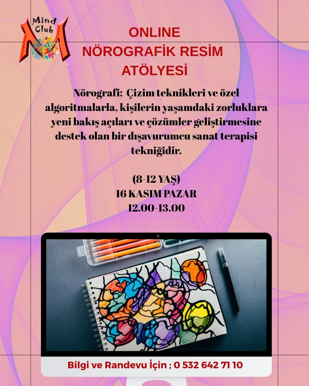 Online Nörografik Resim Atölyesi