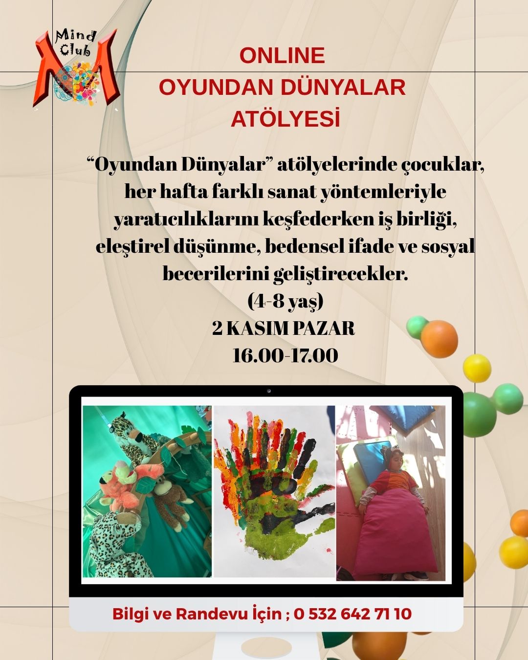 Online Oyundan Dünyalar Atölyesi
