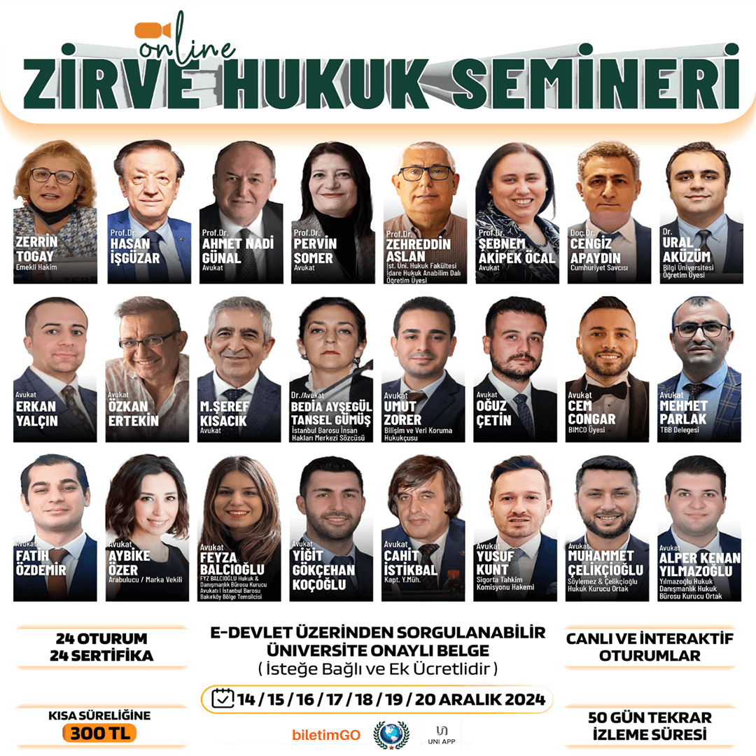 Online Zirve Hukuk Semineri