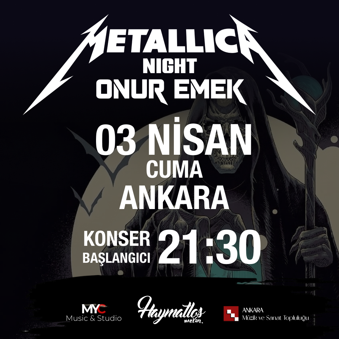 Onur Emek - Metallica Night (Haymatlos / Ankara)