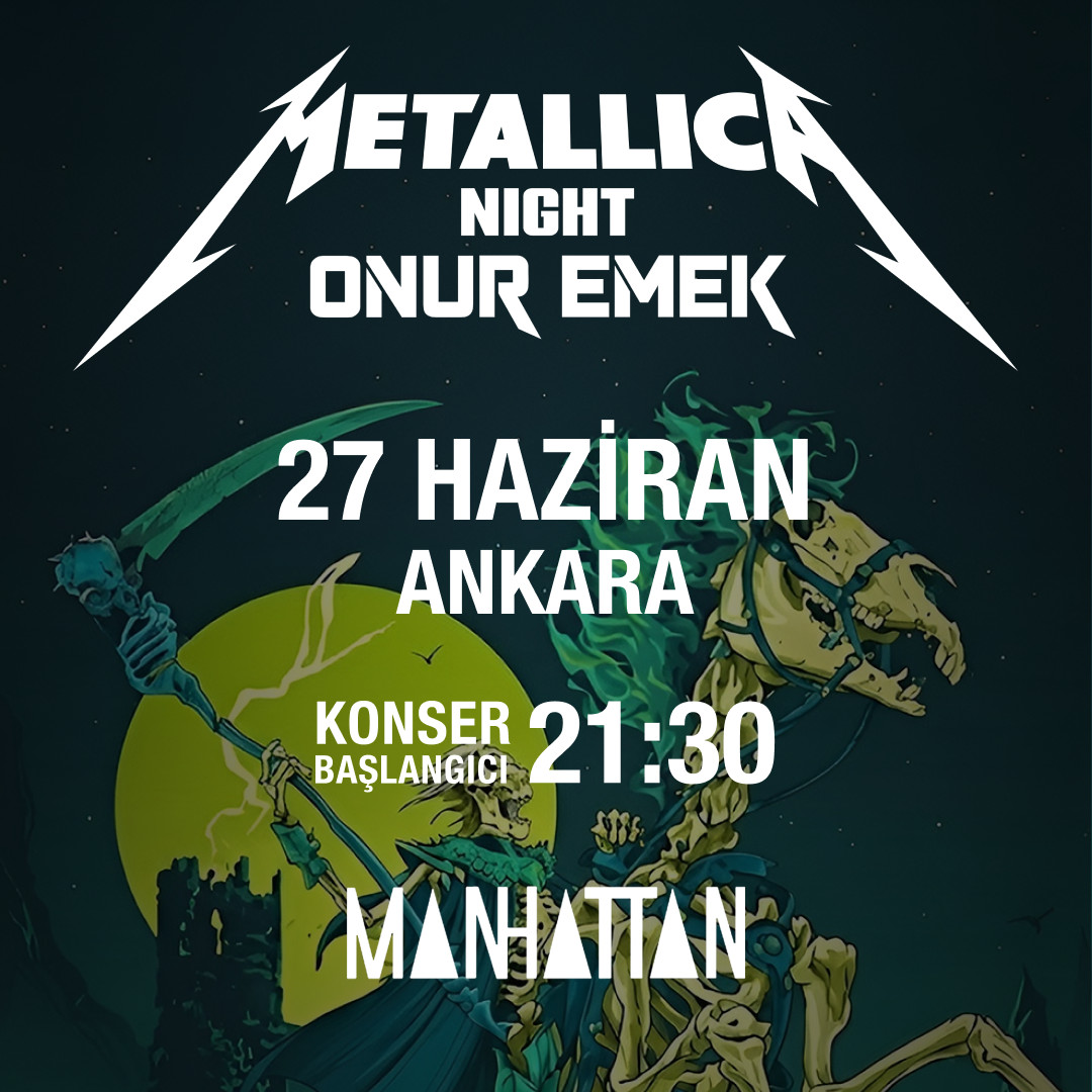 Onur Emek - Metallica Night (Manhattan / Ankara)