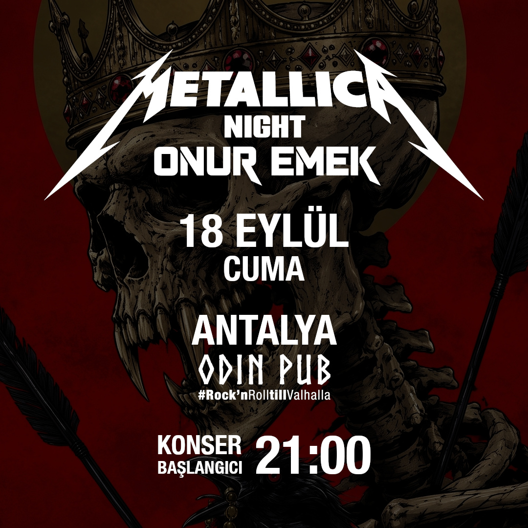 Onur Emek - Metallica Night (Odin / Antalya)