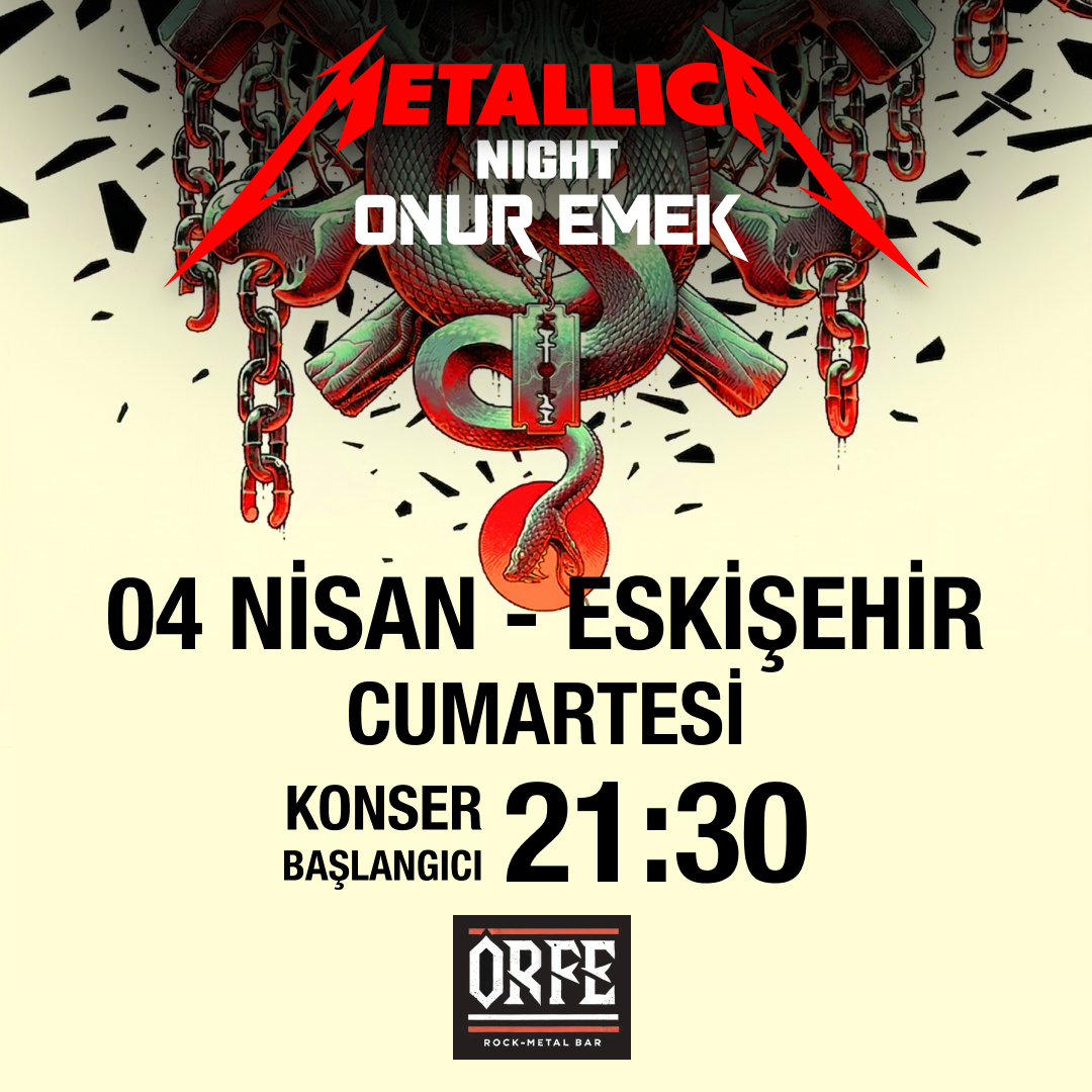 Onur Emek - Metallica Night (Orfe / Eskişehir)
