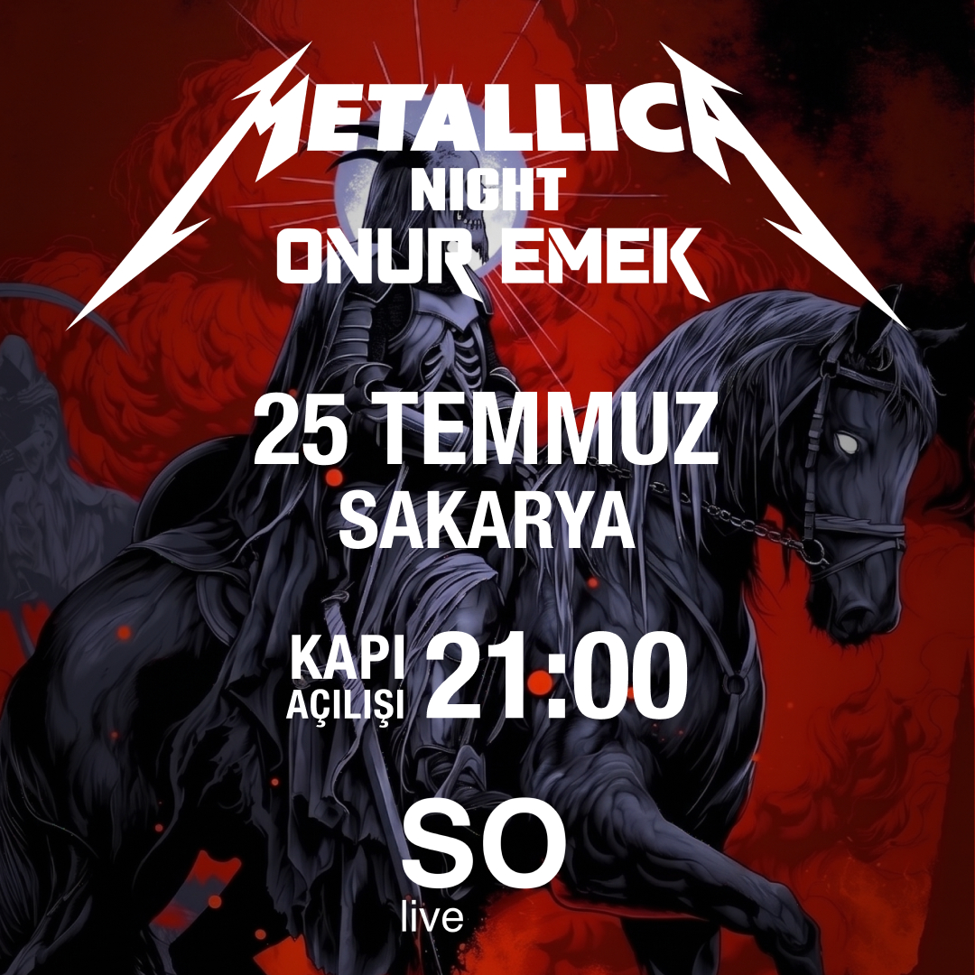 Onur Emek - Metallica Night (So Live / Sakarya)
