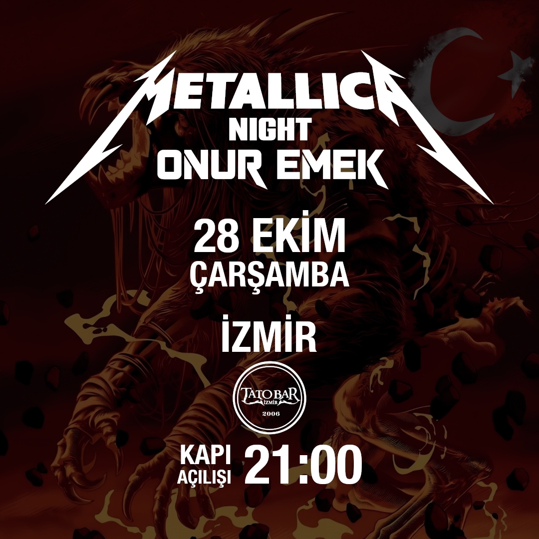 Onur Emek - Metallica Night (Tato Bar / İzmir)