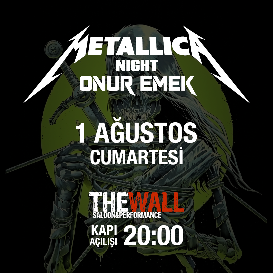 Onur Emek - Metallica Night (The Wall Saloon / Kadıköy)
