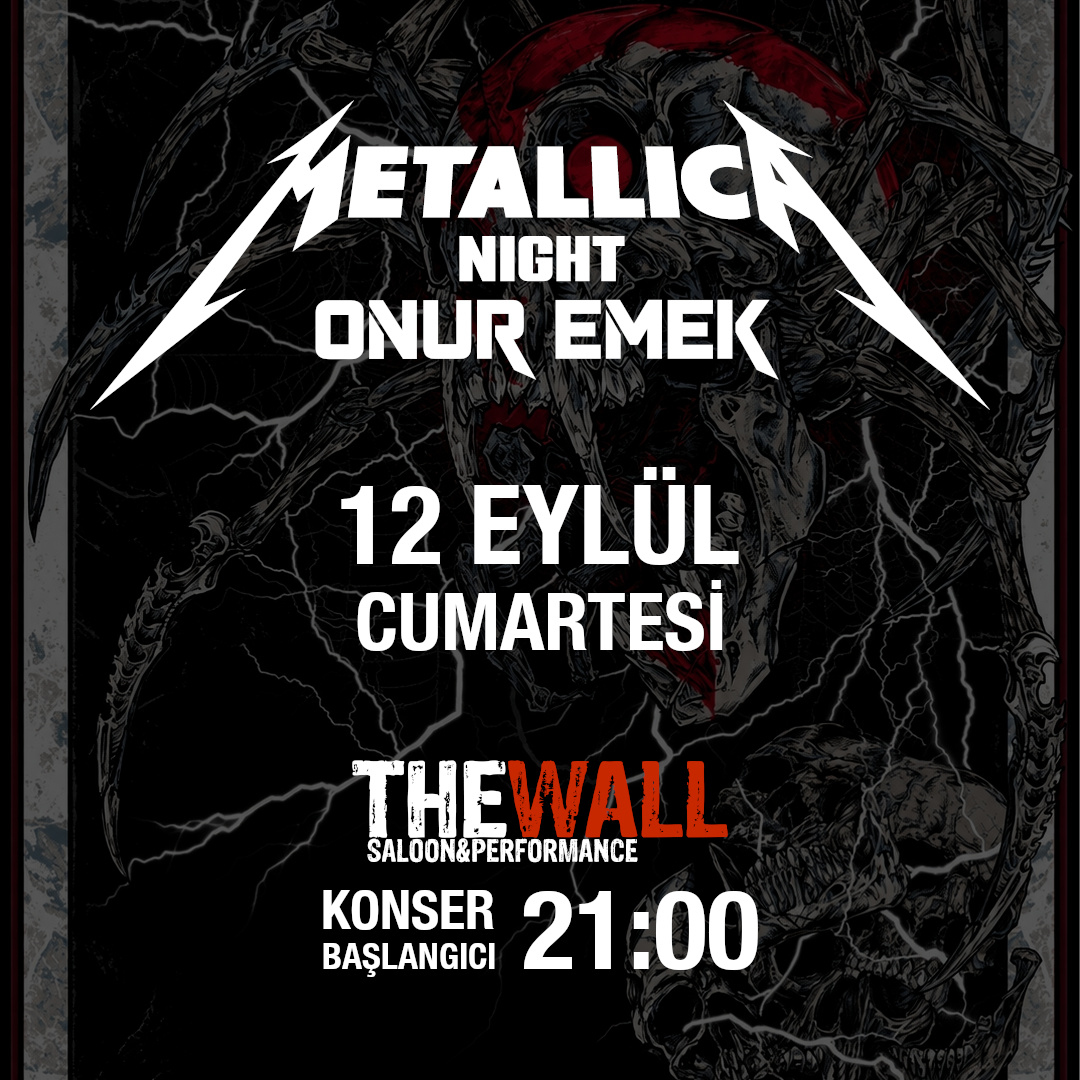 Onur Emek - Metallica Night (The Wall Saloon / Kadıköy)