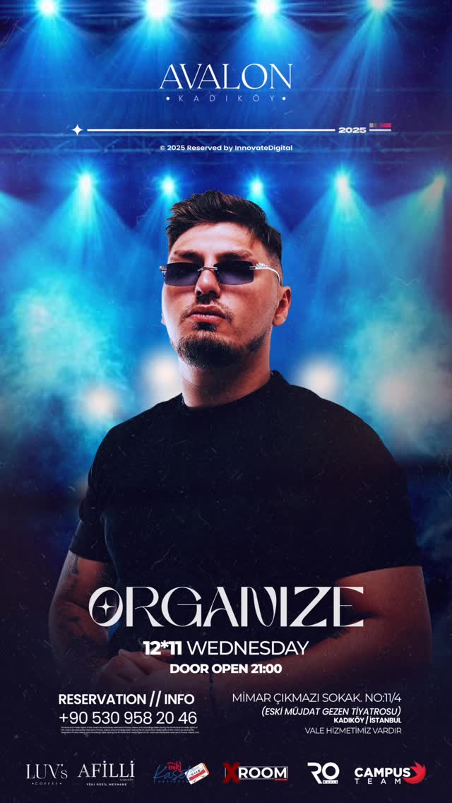 ORGANİZE AVALON KADIKÖY KONSERİ