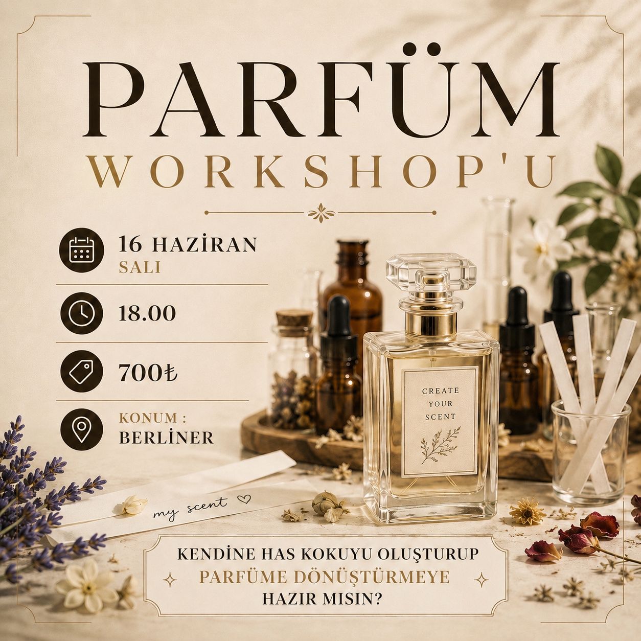 PARFÜM WORKSHOP'U