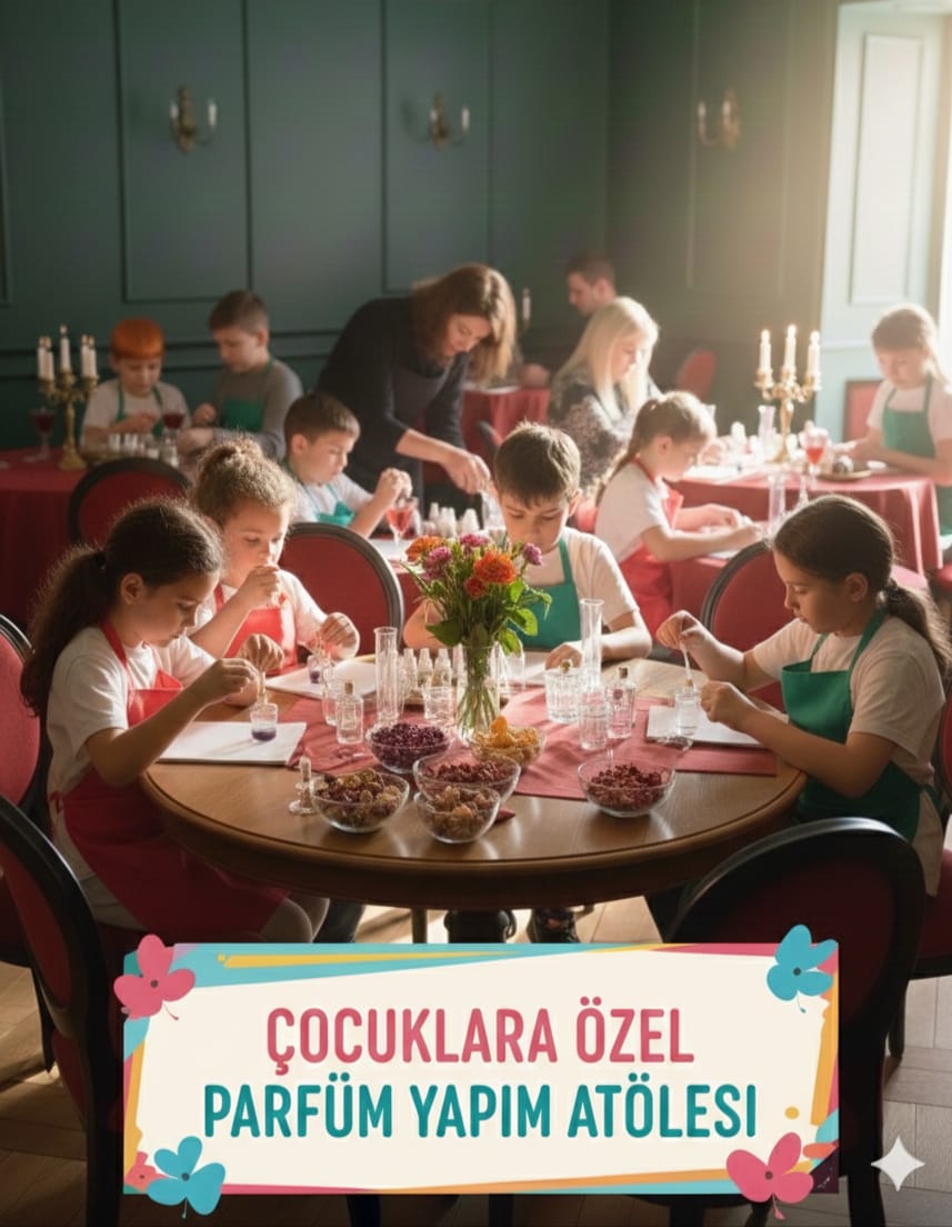 Parfüm yapım atölyesi (7-14 yaş)