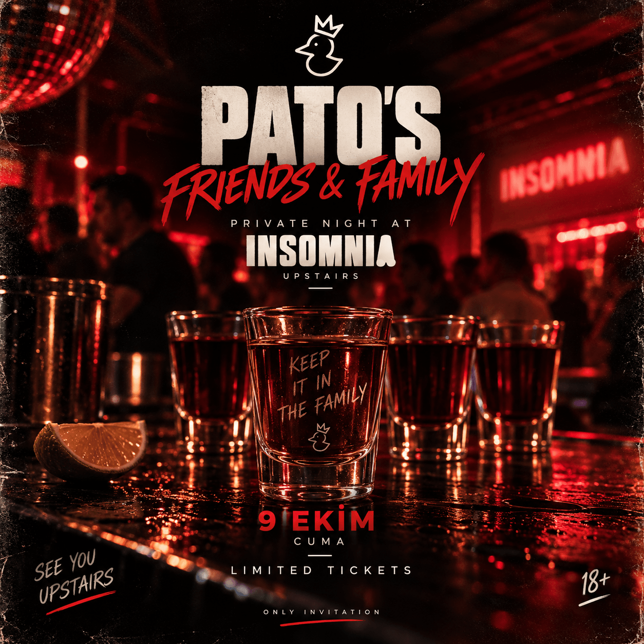 PATO’S FRIENDS & FAMILY etkinlik afişi