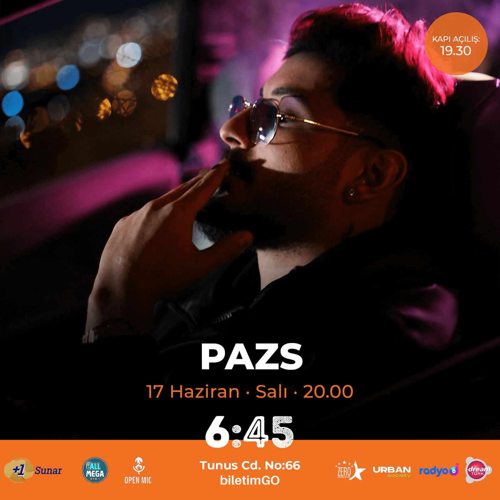 Pazs 6:45 KK Ankara Konseri
