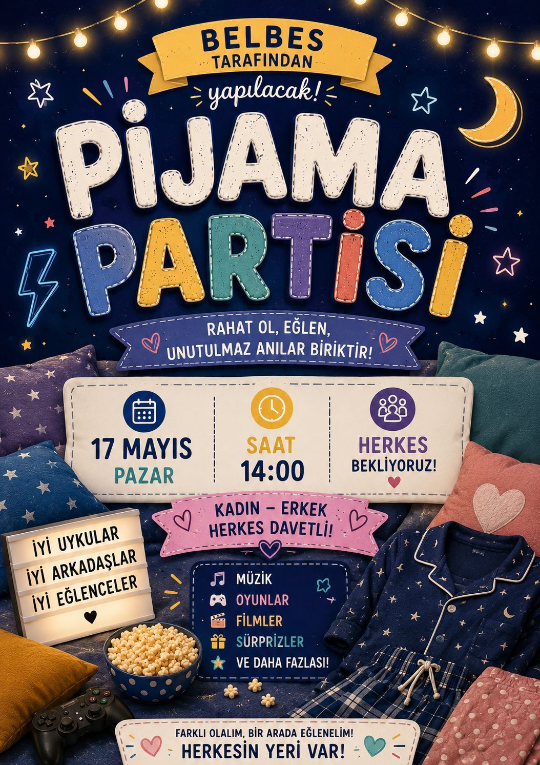 PİJAMA PARTİSİ