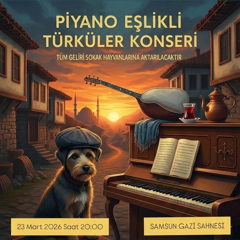 PİYANO EŞLİKLİ TÜRKÜLER KONSERİ