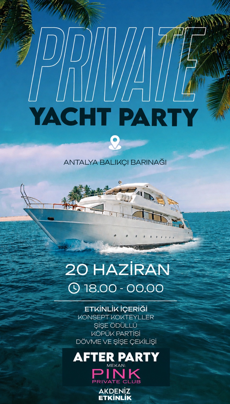 Private Yacht Party