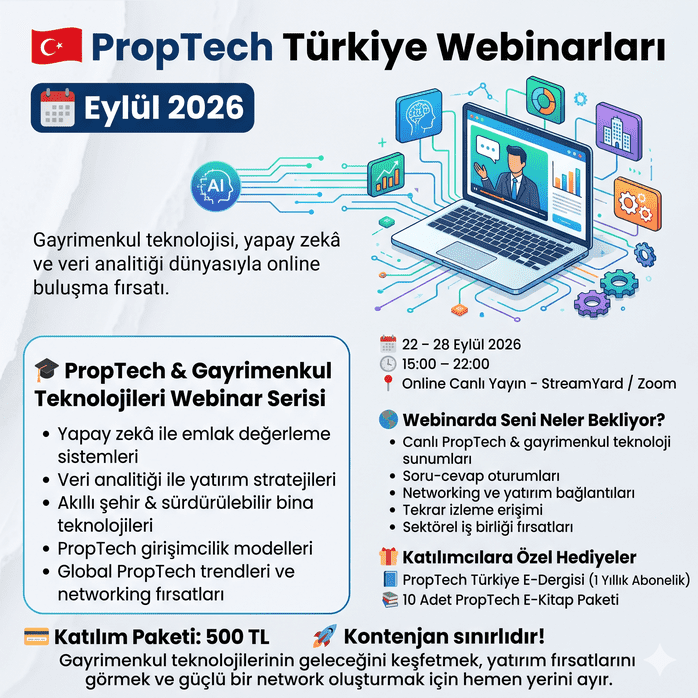 PropTech Türkiye Webinarları 2026
