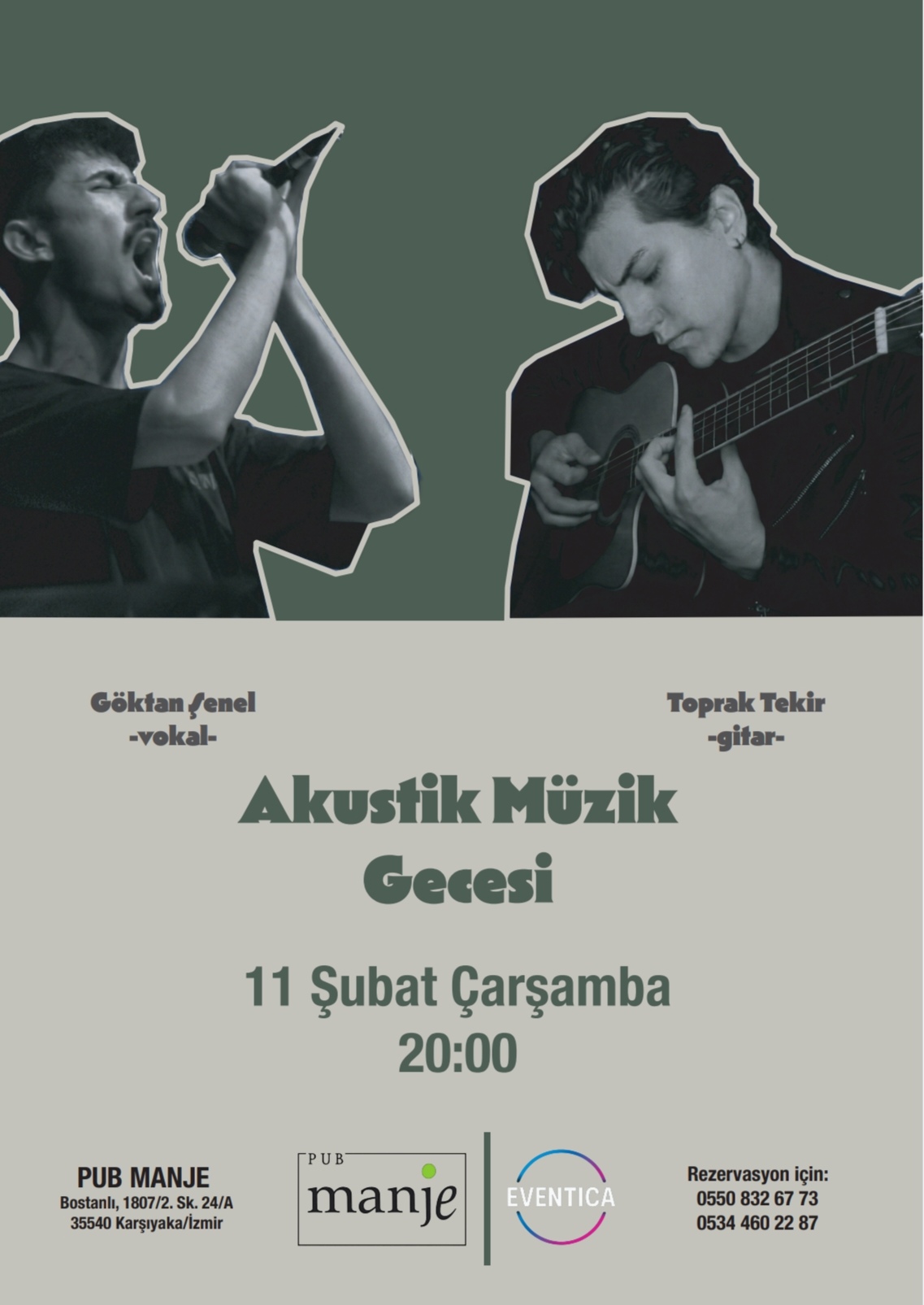 PUB MANJE’de Canlı Müzik Gecesi: Gökhan & Toprak ile Unutulmaz Bir Performans!