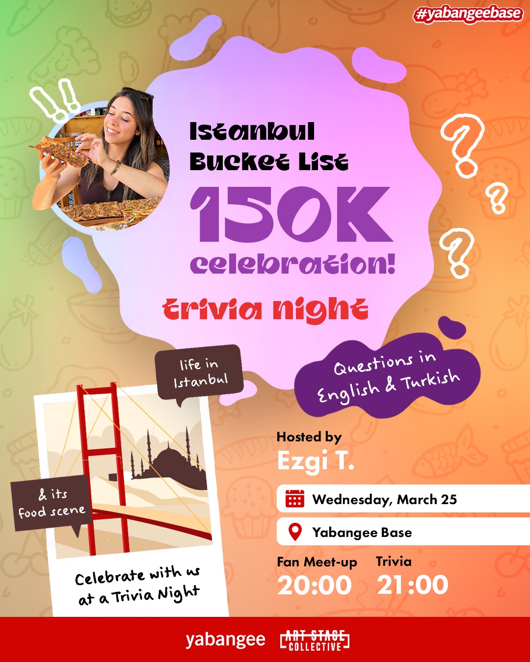 Pub Quiz Night with Istbucketlist: Life in Istanbul & the Food Scene (+ Celebrating 150k followers!)