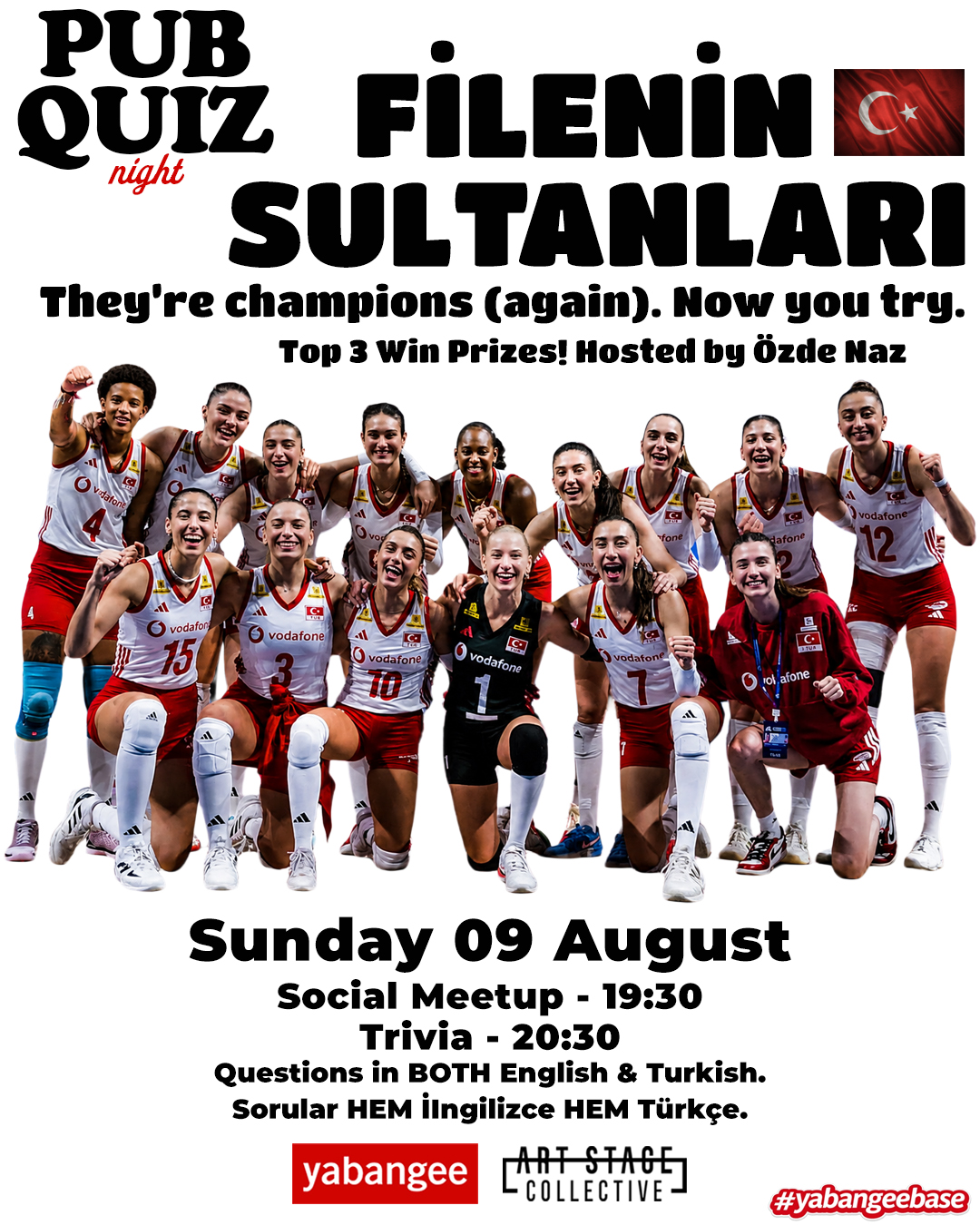 Pub Quiz on Filenin Sultanları: Questions in English & Turkish