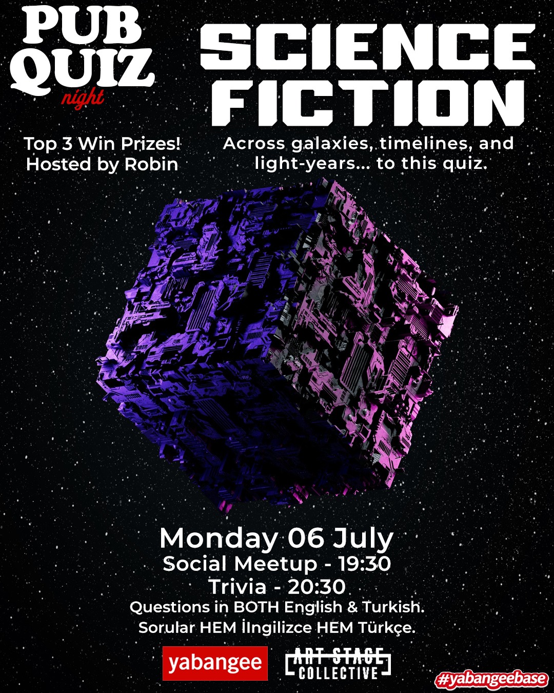 Pub Quiz on Science Fiction: Questions in English & Turkish