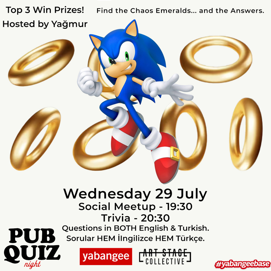 Pub Quiz on Sonic: Questions in Both English & Turkish