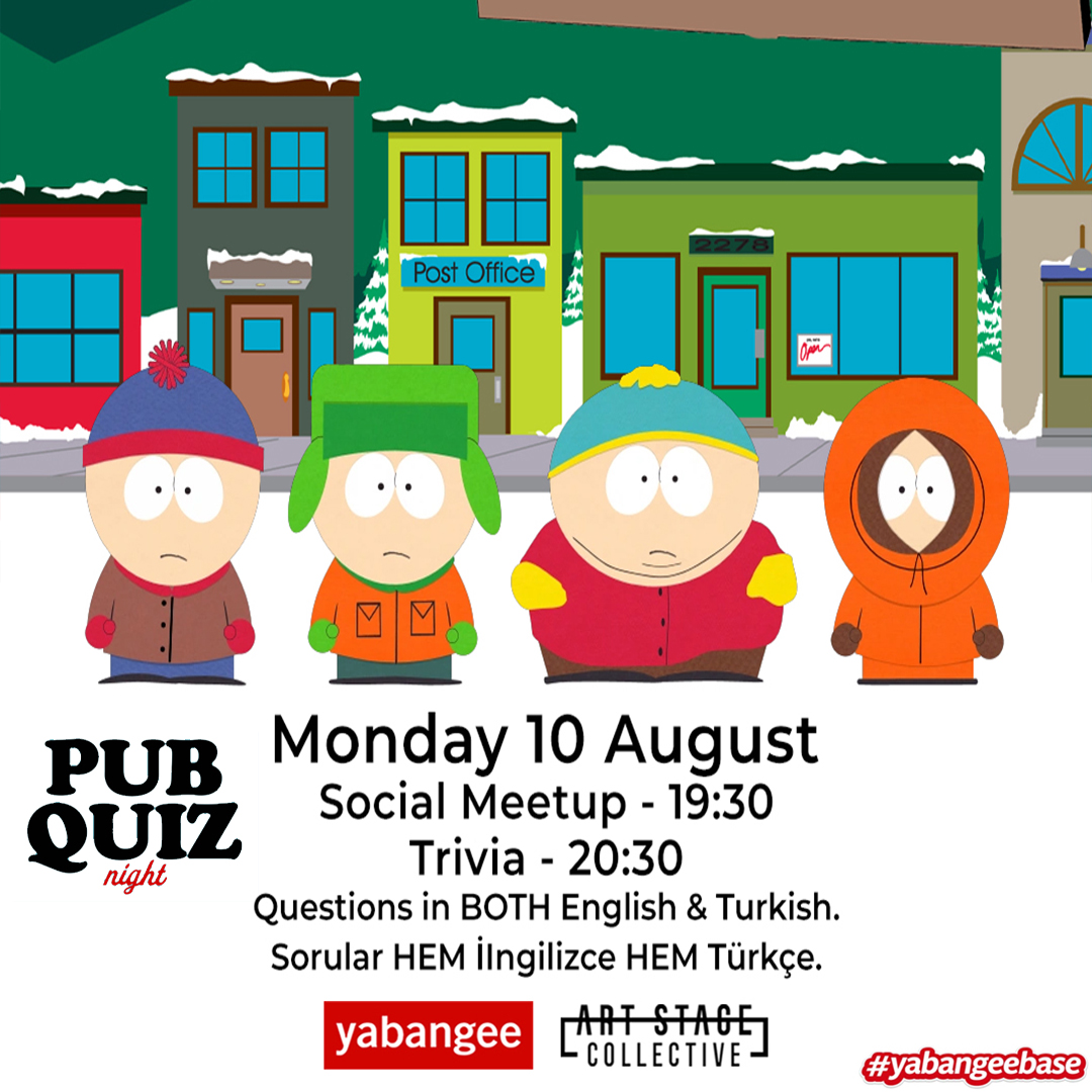 Pub Quiz on South Park: Questions in English and Turkish