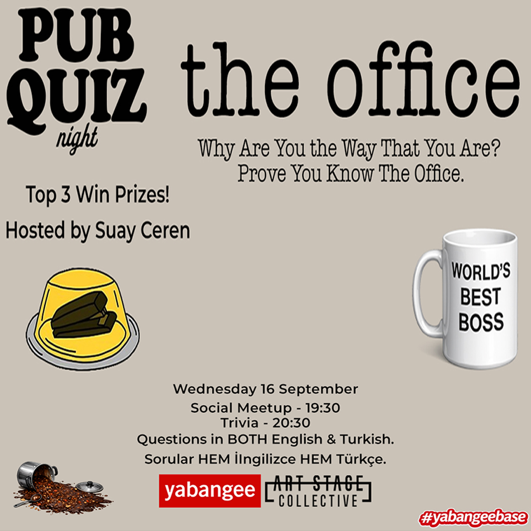 Pub Quiz on The Office: Questions in English and Turkish
